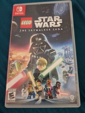 Lego Star Wars Skywalker Saga Video Game Cover - Black, Green, Red, Blue
